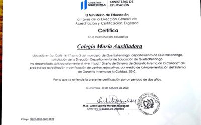 Certificación MINEDUC